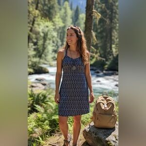 Marmot Dress Strappy‎ Blue Shelf Bra XL Outdoor Hiking